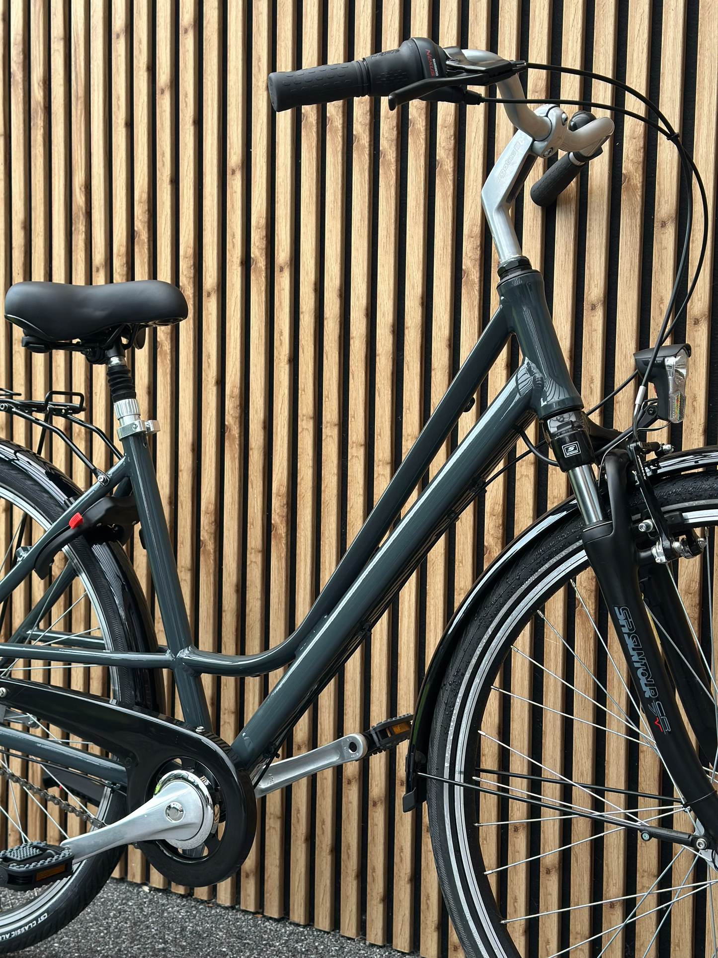 K-Line Sport Tiefeinsteiger Citybike 5-Gang Rücktritt 50cm Anthrazit