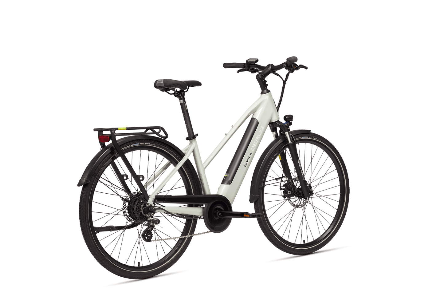 DERUIZ Quartz-M 2026 City E-Bike mit Shimano 8-Gang und 483Wh Akku