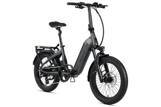 DERUIZ Peridot E-Faltrad mit breiten Reifen und 500Wh Akku