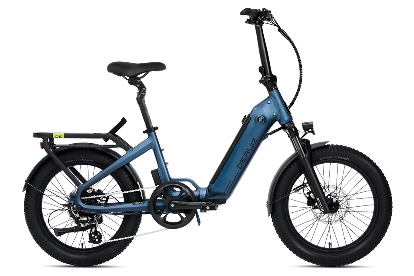 DERUIZ Peridot E-Faltrad mit breiten Reifen und 500Wh Akku