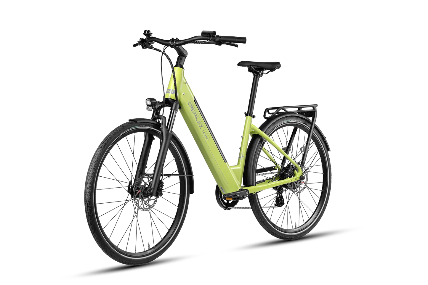 DERUIZ Quartz 2026 City E-Bike mit Shimano 8-Gang und 644Wh Akku