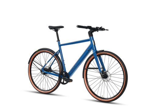 DERUIZ Turmali 2025 Premium E-Bike in elegantem Blau für komfortable Stadt- und Trekkingfahrten