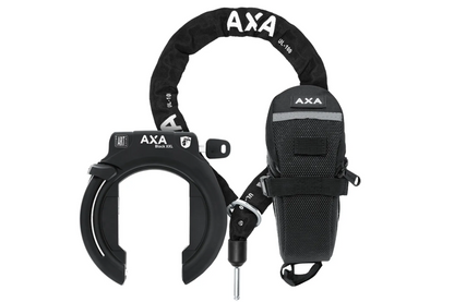 AXA Block XXL + ULC 100 Einsteckkette + Taschen-Set