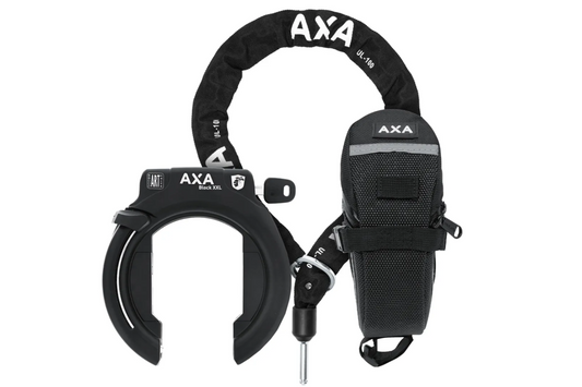 AXA Block XXL + ULC 100 Einsteckkette + Taschen-Set