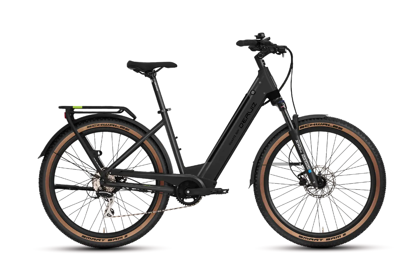 wieviel gänge braucht ein e-bike trekkingrad DERUIZ Quartz SUV Pedelec – Kraftvolles Trekking E-Bike 27.5" – Der Holländer Fahrradgeschäft