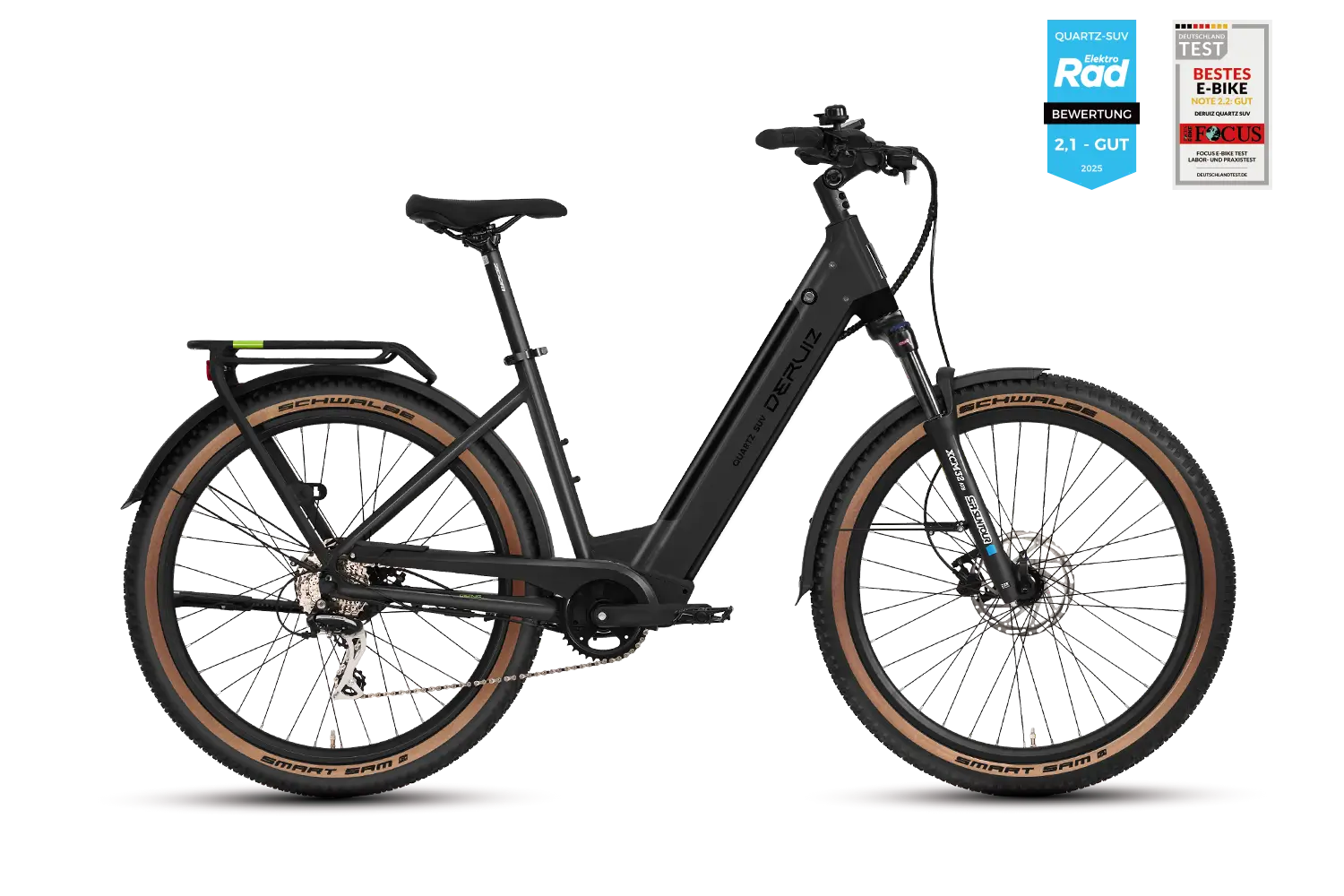 DERUIZ Quartz SUV Pedelec – Kraftvolles Trekking E-Bike 27.5