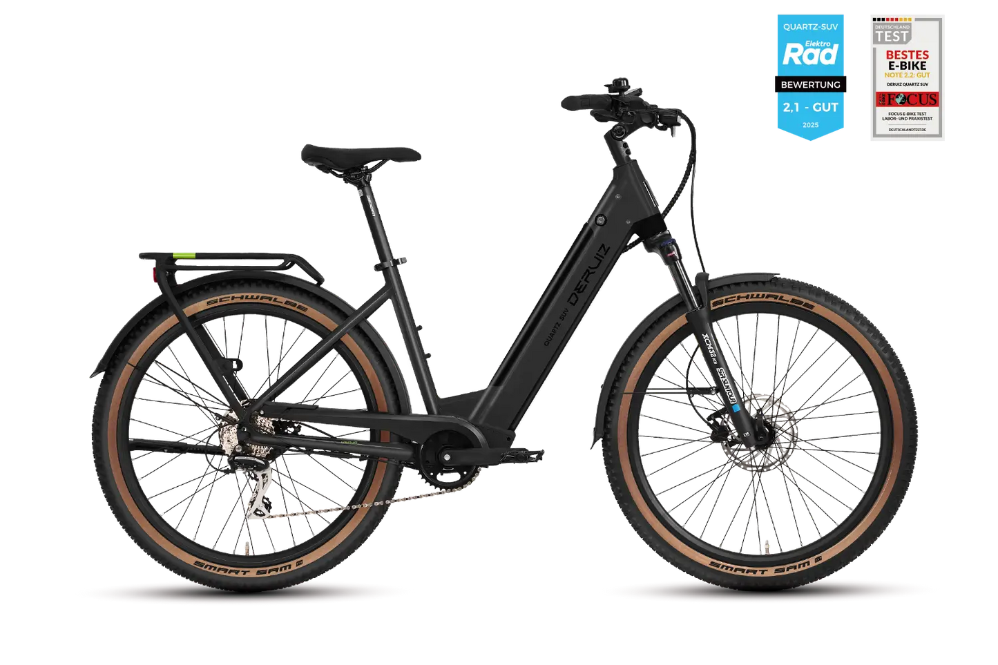 DERUIZ Quartz SUV 2026 E-Bike mit Shimano 8-Gang und 644Wh Akku