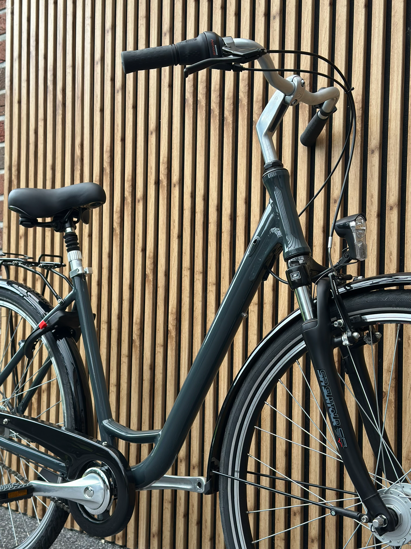 K-Line Comfort Tiefeinsteiger Citybike 5-Gang Rücktritt 50cm Anthrazit