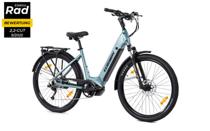KEMOWAY City E-Bike K5 Shimano Altus 9-Gang / ANANDA 110NM Mittelmotor / Samsung Akku 720Wh