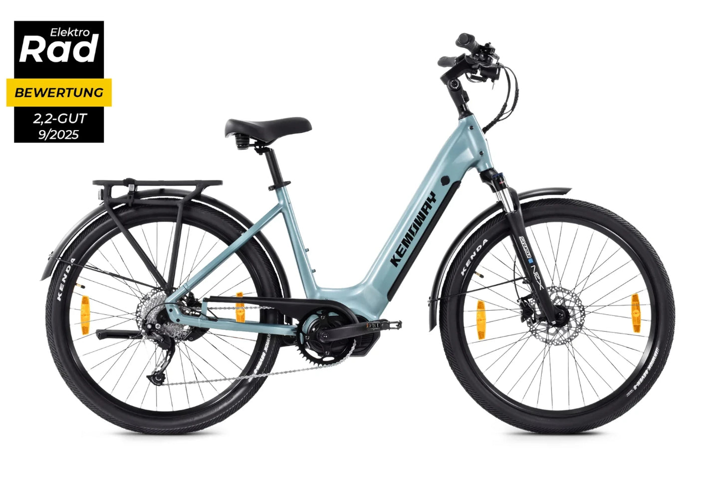 KEMOWAY City E-Bike K5 Shimano Altus 9-Gang / ANANDA 110NM Mittelmotor / Samsung Akku 720Wh