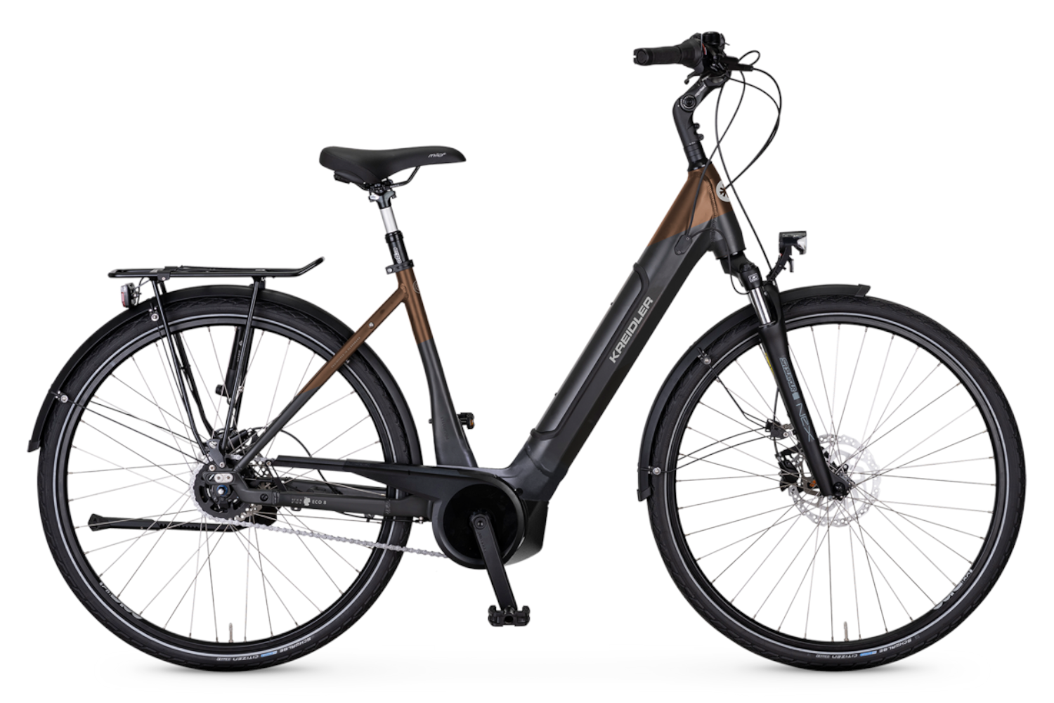 woom 6 fahrrad - 26 Zoll | Kinderfahrrad im Abo Category:E Bike_Shimano Cues SL U6000 Color:Granite Grey; Partly Sunny Orange Cube Nuroad SLX - performance components and tubeless