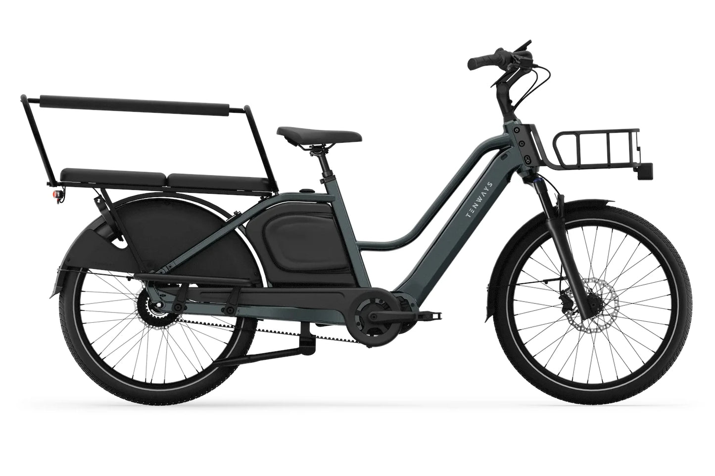 Tenways Long Tail Cargo – E-Cargo Bike, Bafang M410, 720 Wh Akku – Der Holländer Fahrradgeschäft