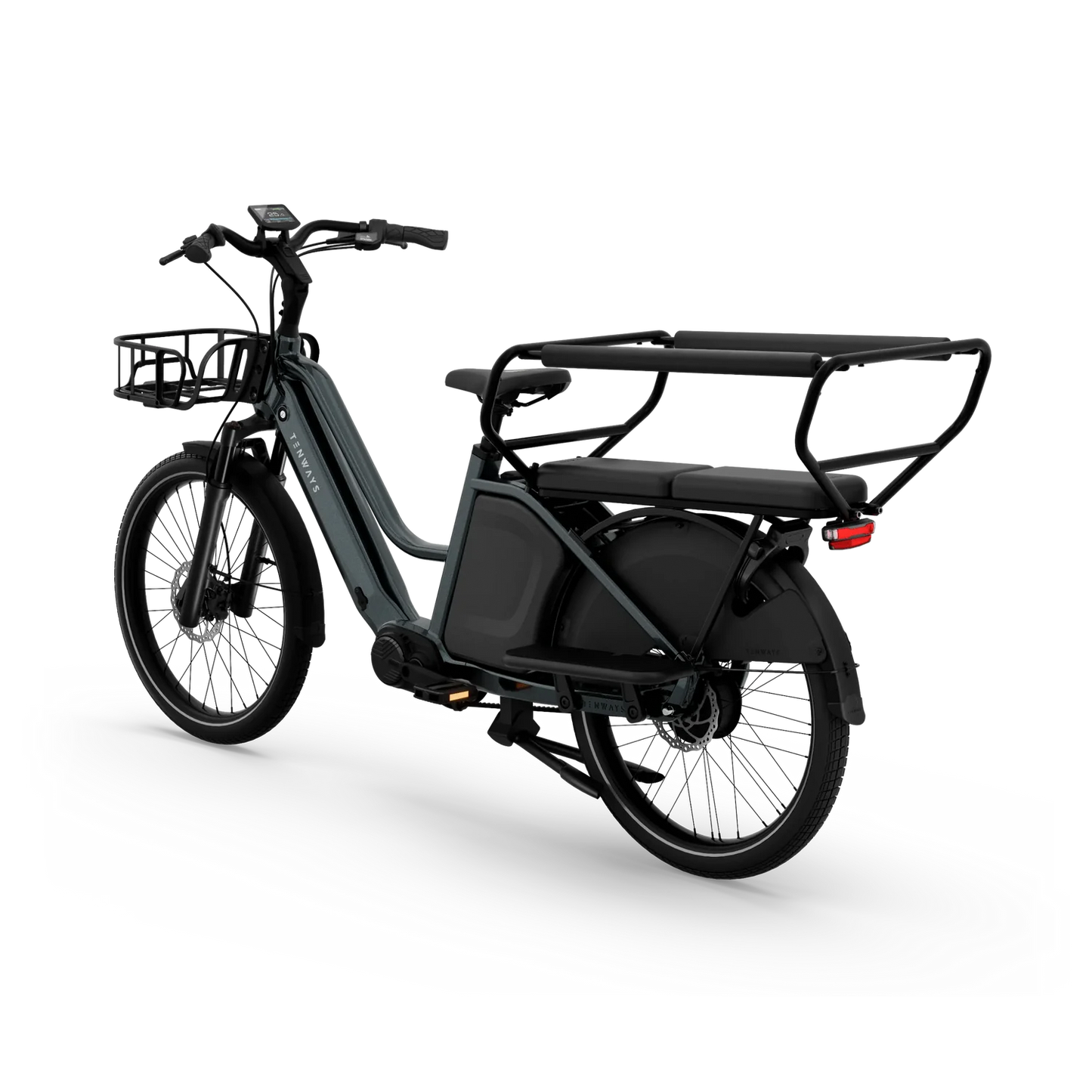 Tenways E-Cargo Longtail DUO Cargo Spezial Bafang M410 720 Wh