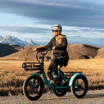 Mooncool TK1 Faltbares E-Dreirad mit Freilauf und 720 Wh