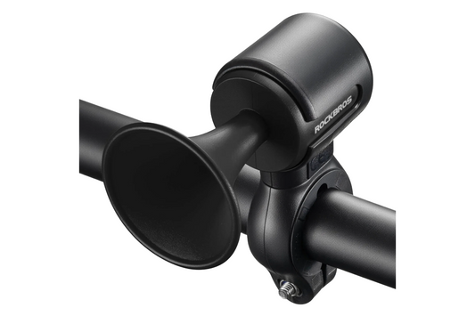 ROCKBROS Fahrradklingel Elektrisch 120dB Ton IPX5 Wasserschutz Smartphone Tracking