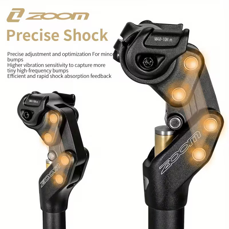 ZOOM Gefederte Sattelstütze 27,2–31,6 mm kaufen – Komfort fürs E-Bike – Der Holländer Fahrradgeschäft