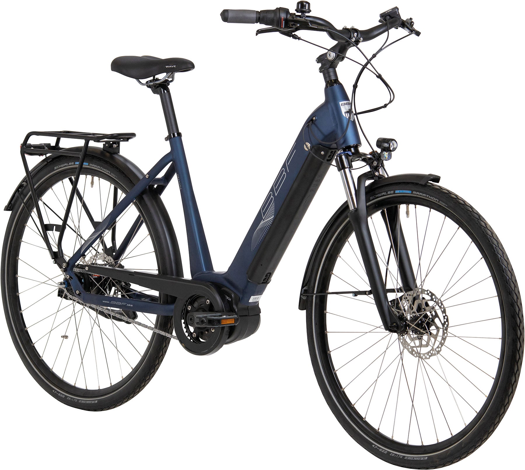 bbf damen e bike BBF Bato Wave 28 Zoll – Bosch Active Line, 500 Wh Akku