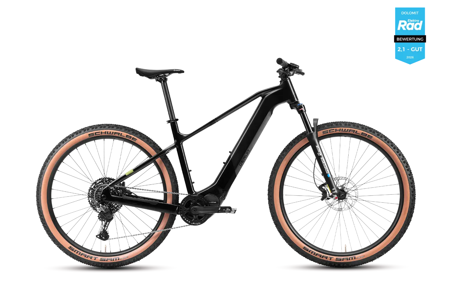 DERUIZ DOLOMIT – E-MTB mit 110 Nm, 720 Wh & Präzisionsdesign – Der Holländer Fahrradgeschäft
