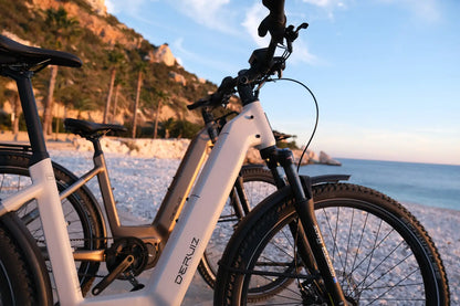 DERUIZ Mica Pro 2026 Trekking E-Bike mit Riemenantrieb und 720Wh Akku
