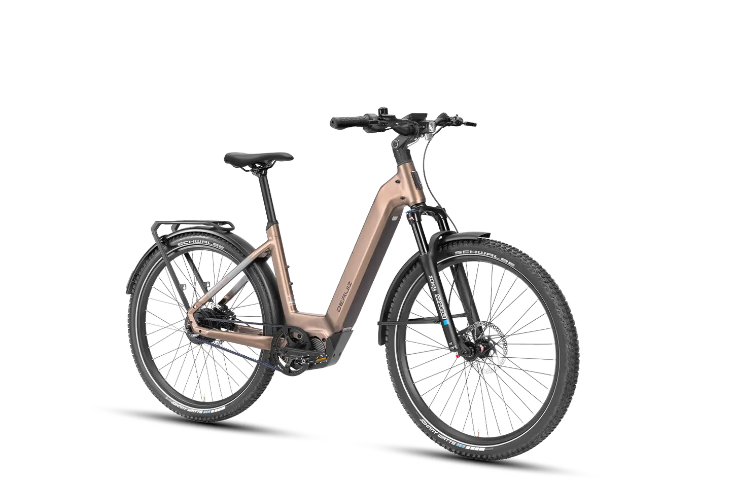 DERUIZ Mica Pro 2026 Trekking E-Bike mit Riemenantrieb und 720Wh Akku
