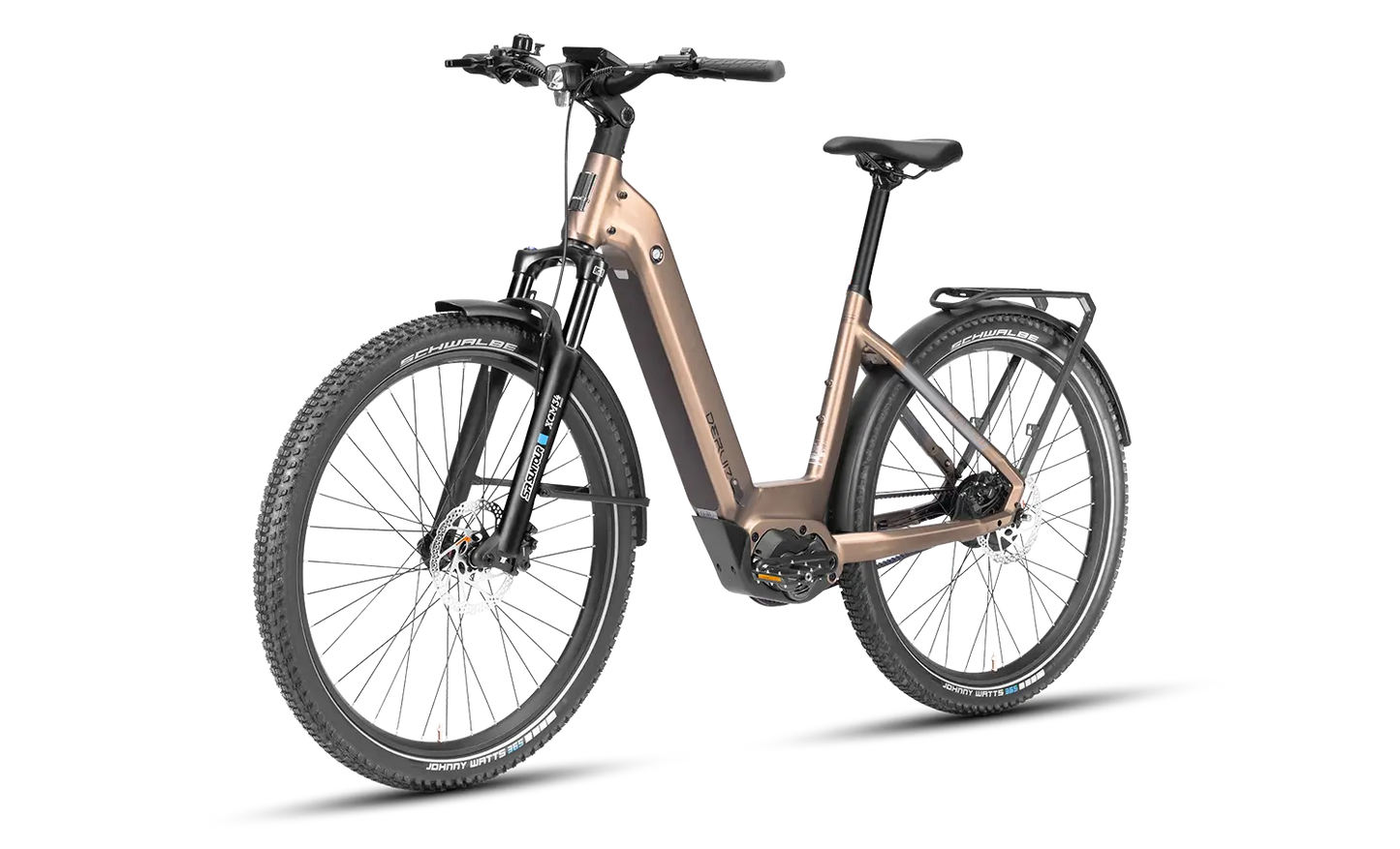 DERUIZ Mica Pro 2026 Trekking E-Bike mit Riemenantrieb und 720Wh Akku