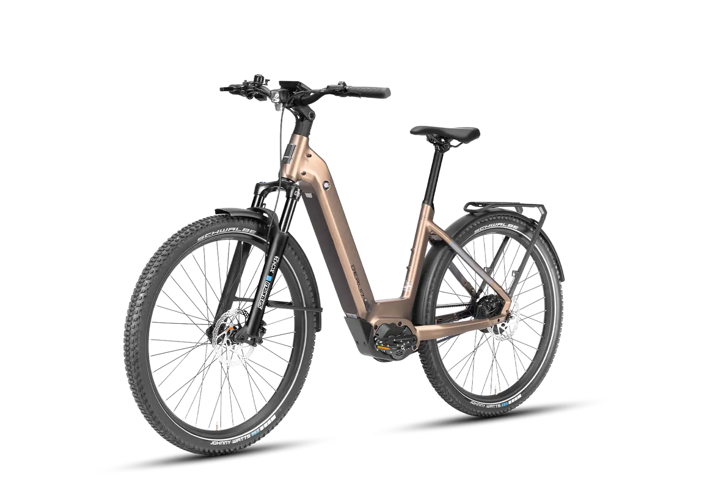 DERUIZ Mica Pro 2026 Trekking E-Bike mit Riemenantrieb und 720Wh Akku