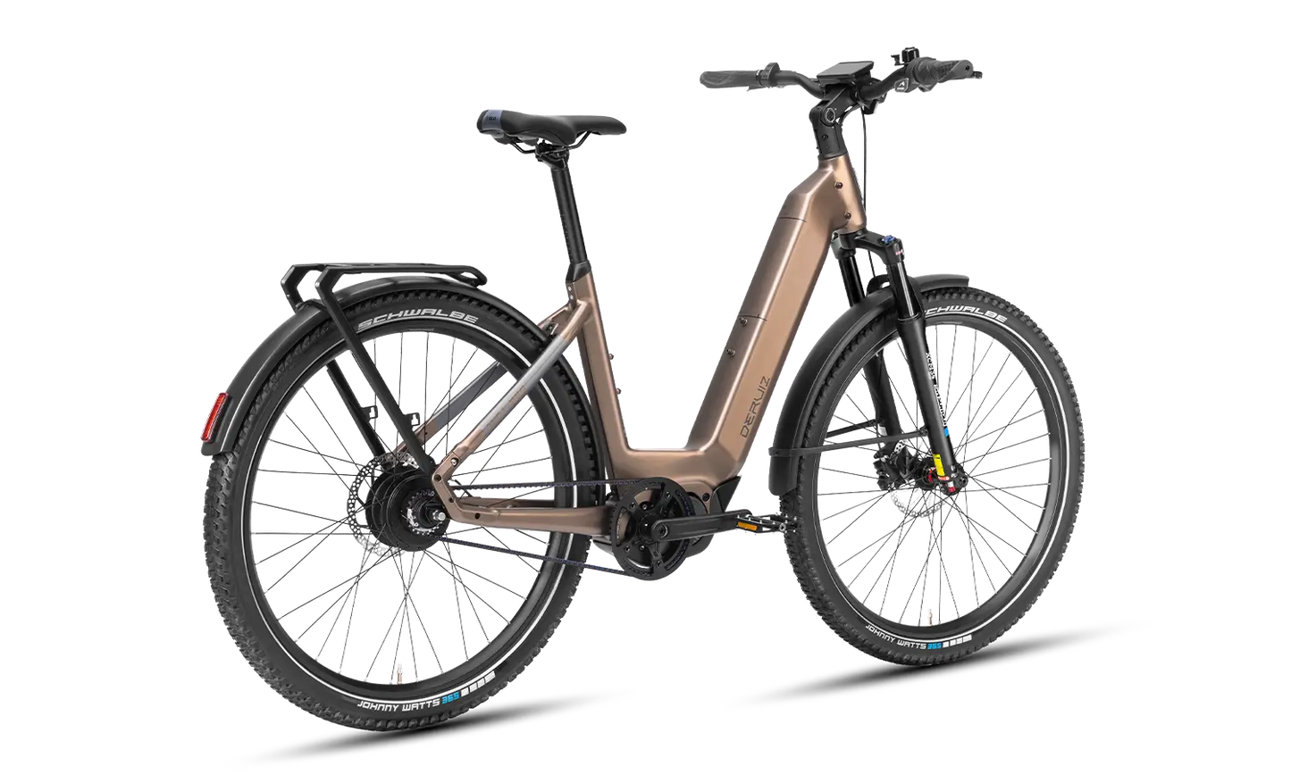 DERUIZ Mica Pro 2026 Trekking E-Bike mit Riemenantrieb und 720Wh Akku