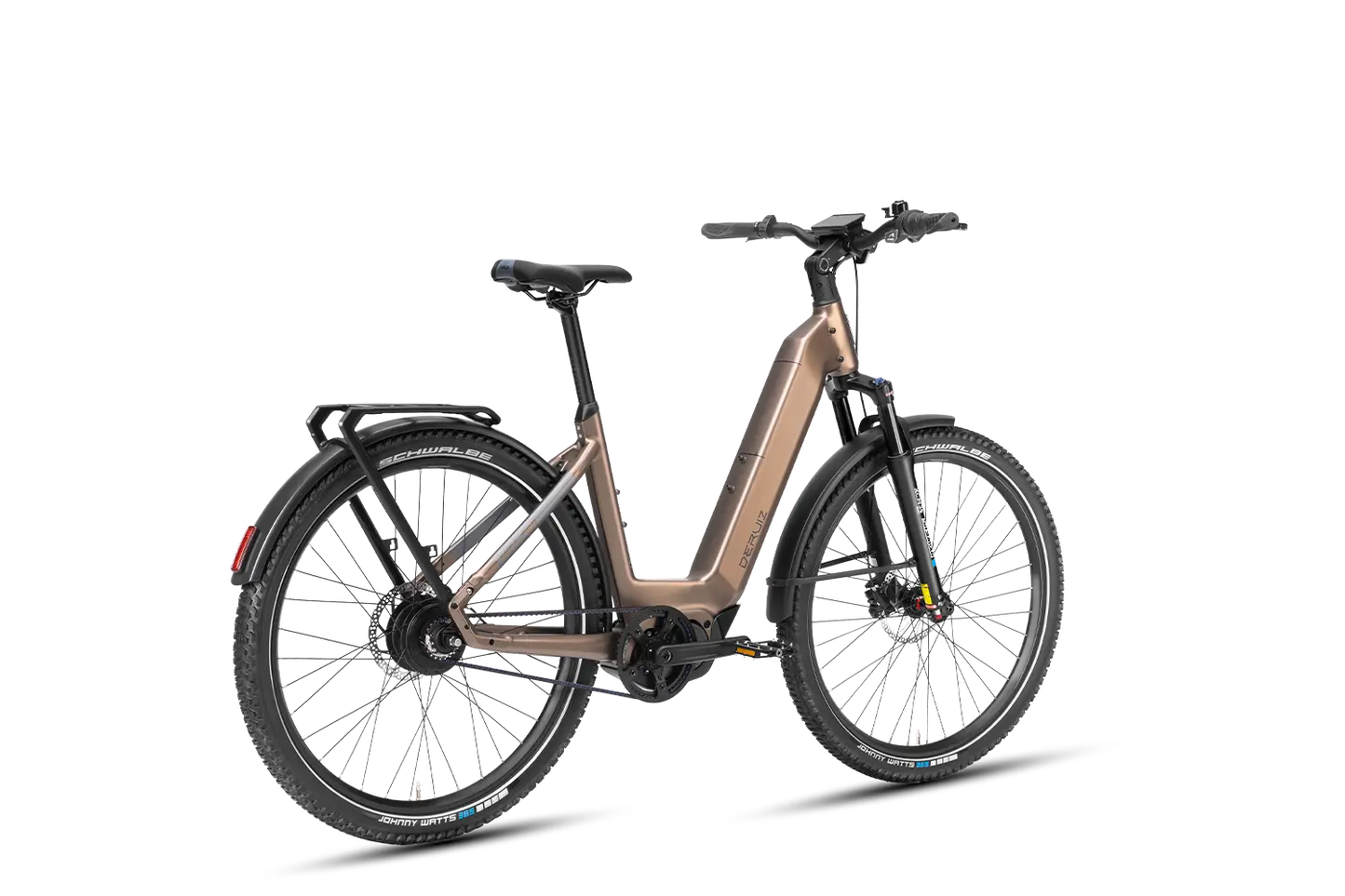 DERUIZ Mica Pro 2026 Trekking E-Bike mit Riemenantrieb und 720Wh Akku