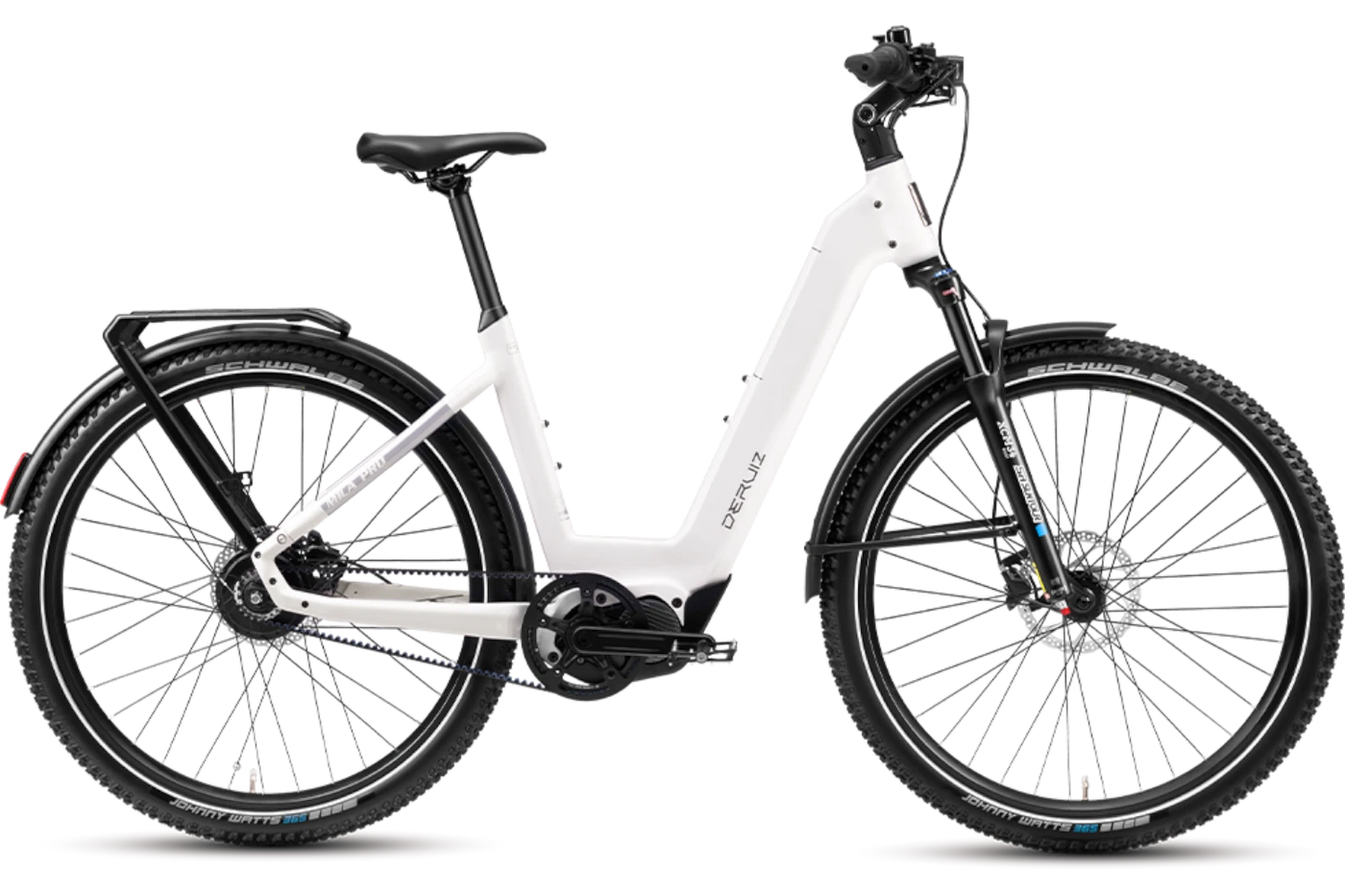 DERUIZ Mica Pro 2026 Trekking E-Bike mit Riemenantrieb und 720Wh Akku