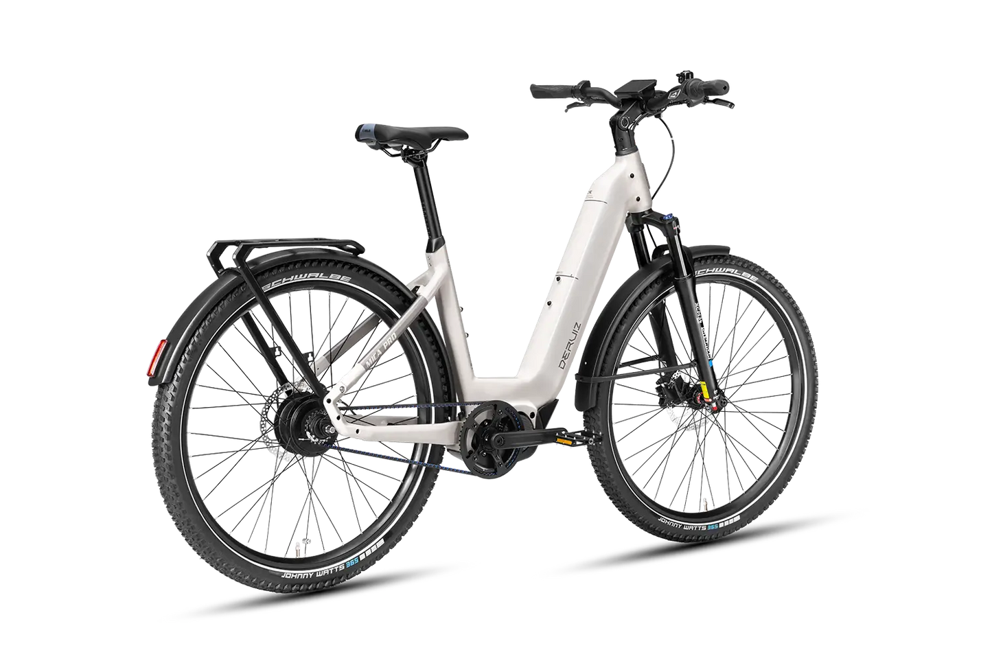 DERUIZ Mica Pro 2026 Trekking E-Bike mit Riemenantrieb und 720Wh Akku