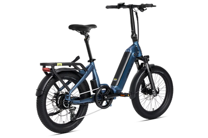 DERUIZ Peridot E-Faltrad mit breiten Reifen und 500Wh Akku