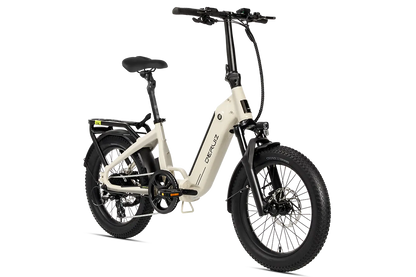 DERUIZ Peridot E-Faltrad mit breiten Reifen und 500Wh Akku