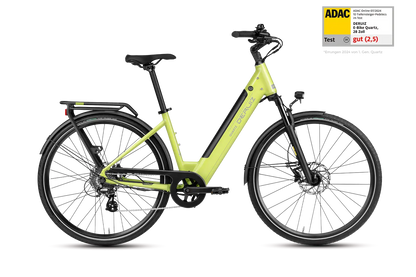 DERUIZ Quartz 2026 City E-Bike mit Shimano 8-Gang und 644Wh Akku