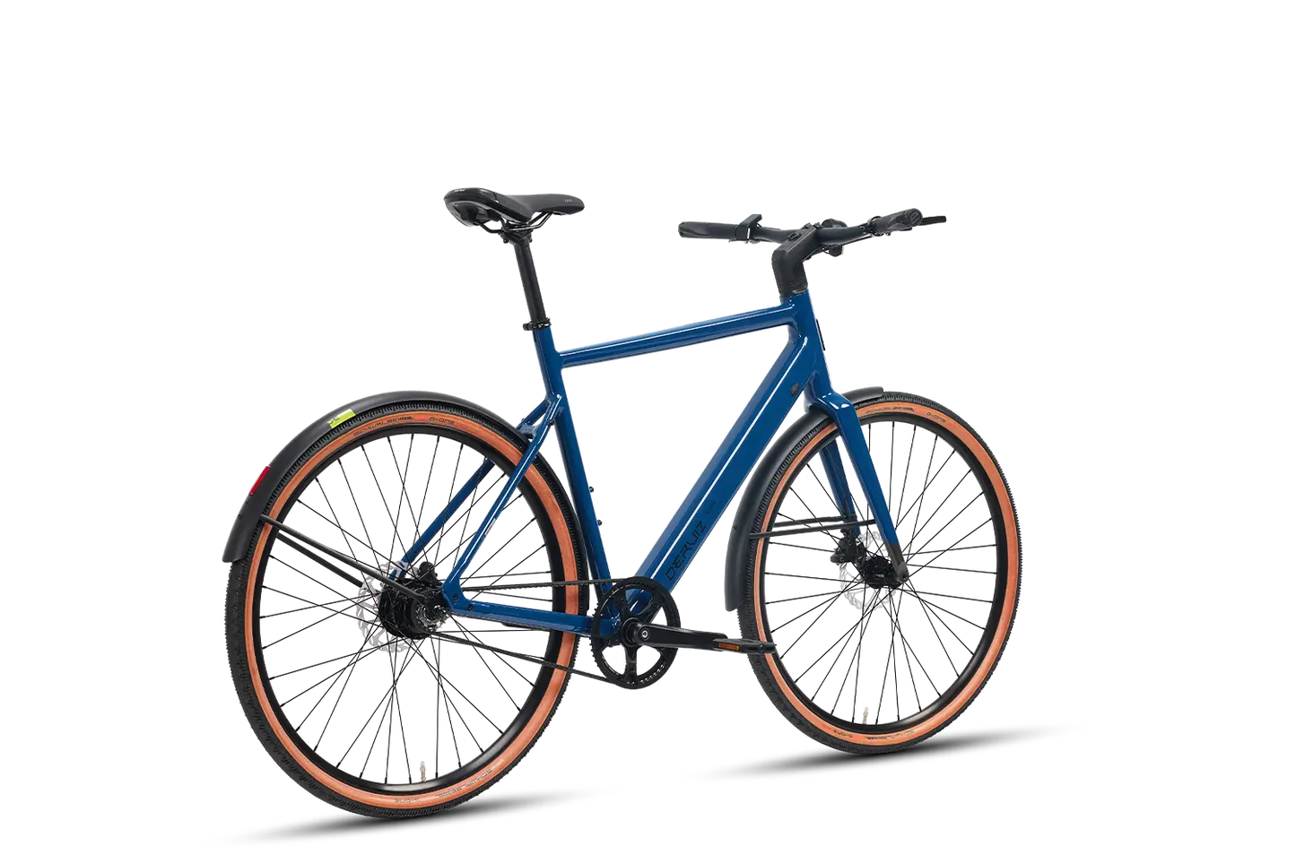 DERUIZ Turmali 2025 Premium E-Bike in stilvollem Blau für City- und Trekkingtouren