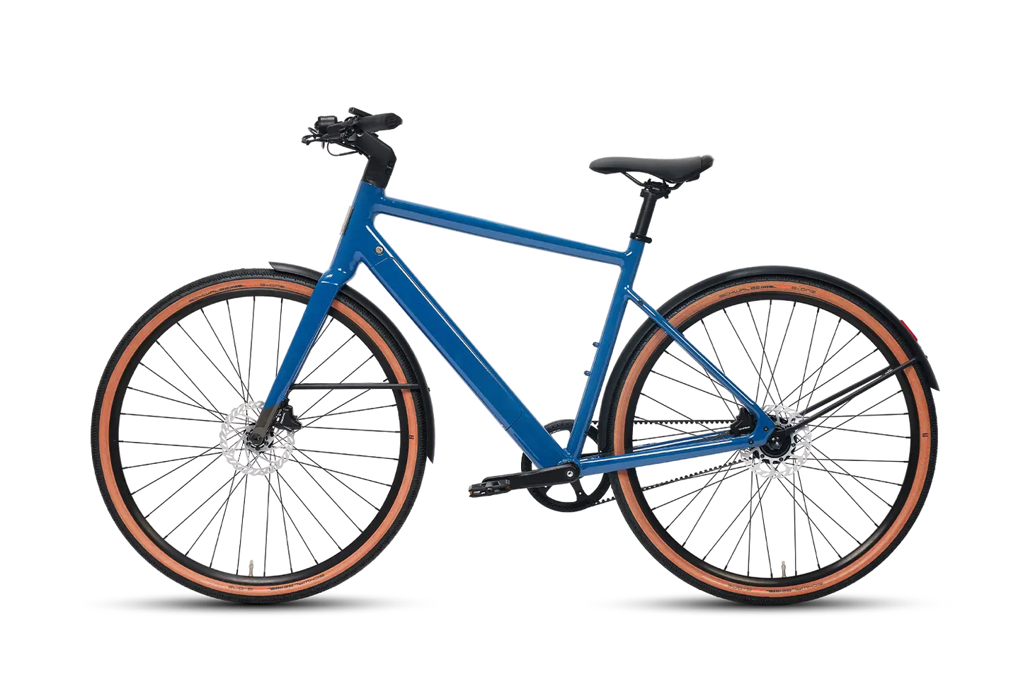 DERUIZ Turmali 2025 Premium E-Bike in elegantem Blau für komfortable Stadt- und Trekkingfahrten