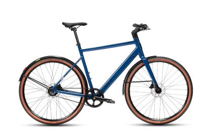 DERUIZ Turmali 2025 Premium E-Bike in stilvollem Blau für City- und Trekkingtouren