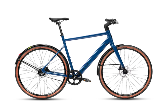 DERUIZ Turmali 2025 Premium E-Bike in stilvollem Blau für City- und Trekkingtouren