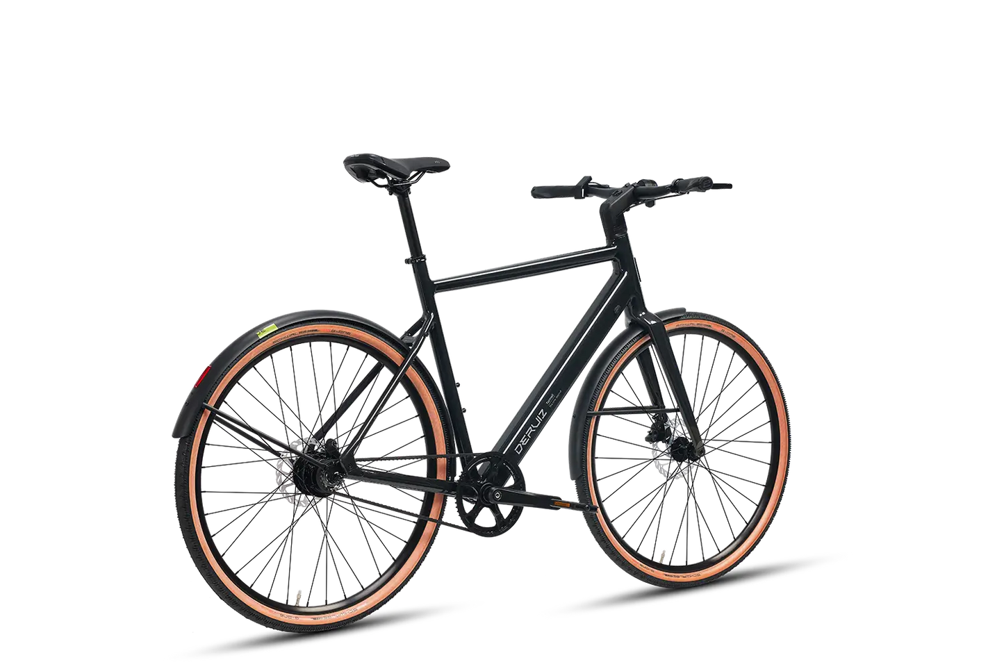 DERUIZ Turmali 2025 Premium E-Bike in elegantem Schwarz für City- und Trekkingtouren