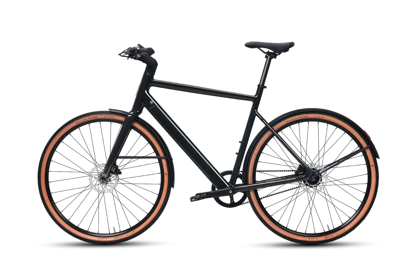 DERUIZ Turmali 2025 E-Bike in Schwarz, Variante 4 für City und Trekking