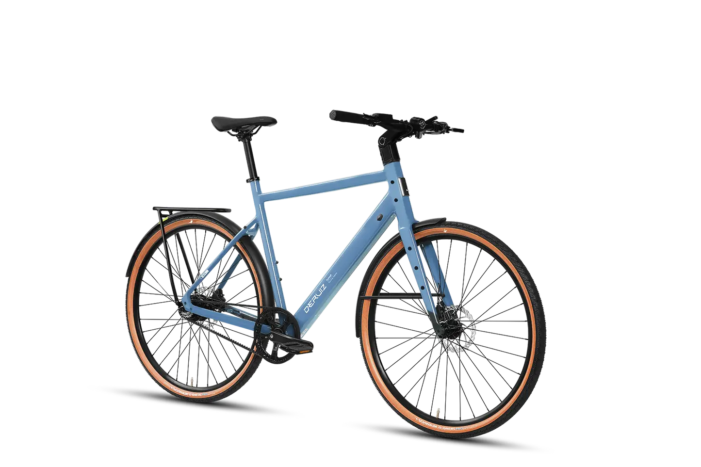 DERUIZ Turmali M/L 2026 E-Bike Urban mit Riemenantrieb und 360Wh Akku