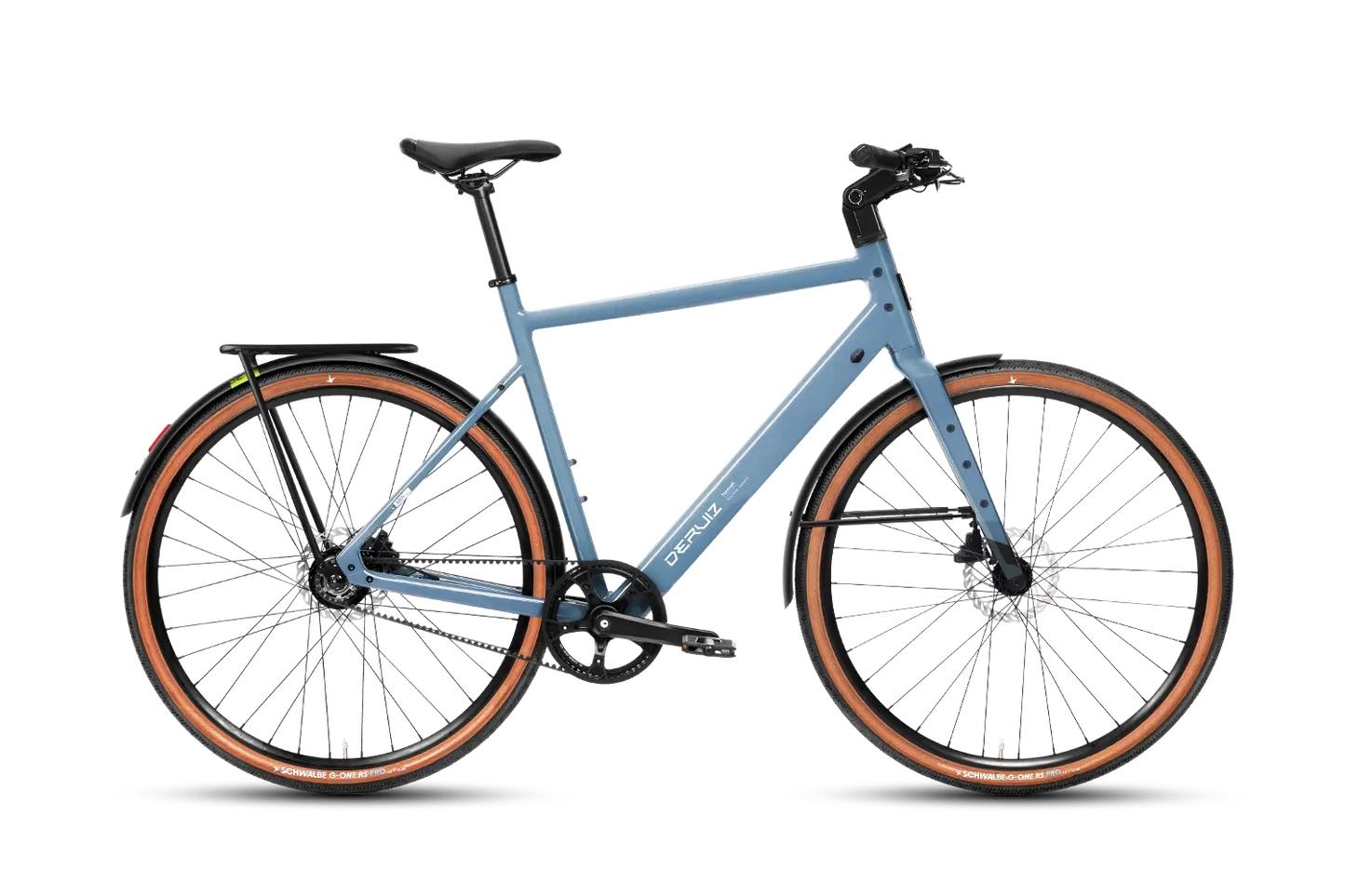 DERUIZ Turmali M/L 2026 E-Bike Urban mit Riemenantrieb und 360Wh Akku