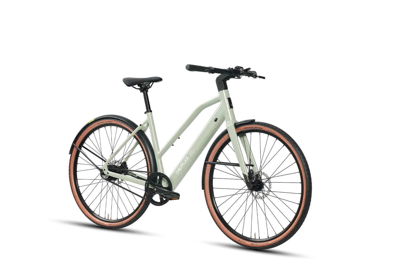 e bike unsichtbarer akku damen DERUIZ Turmali S 2026 E-Bike Urban mit Riemenantrieb und 360Wh Akku – Der Holländer Fahrradgeschäft