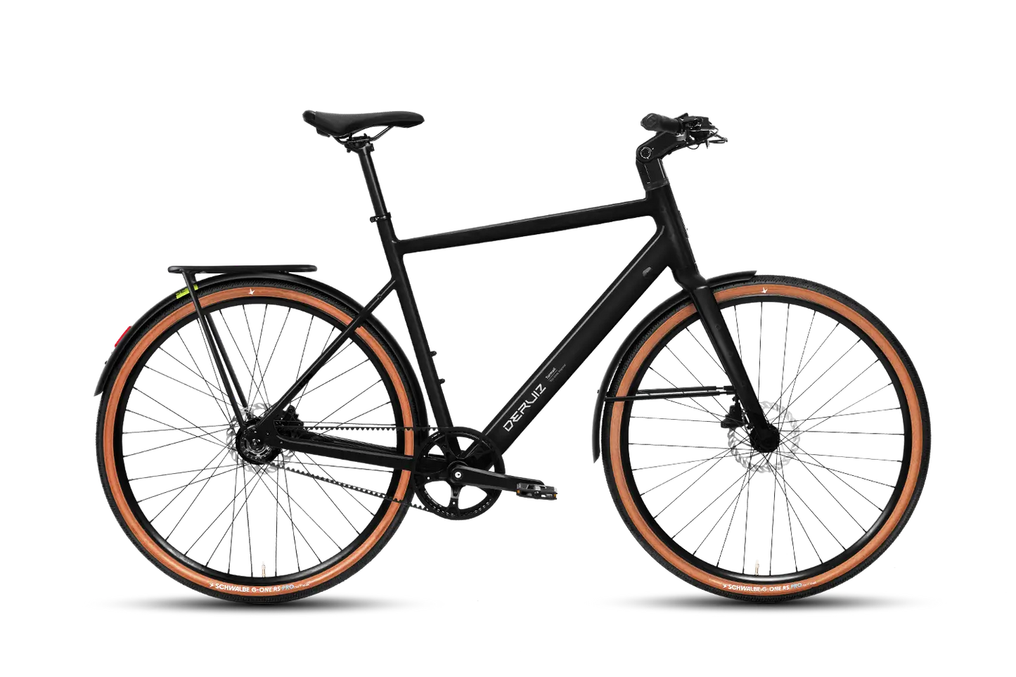 DERUIZ Turmali M/L 2026 E-Bike Urban mit Riemenantrieb und 360Wh Akku