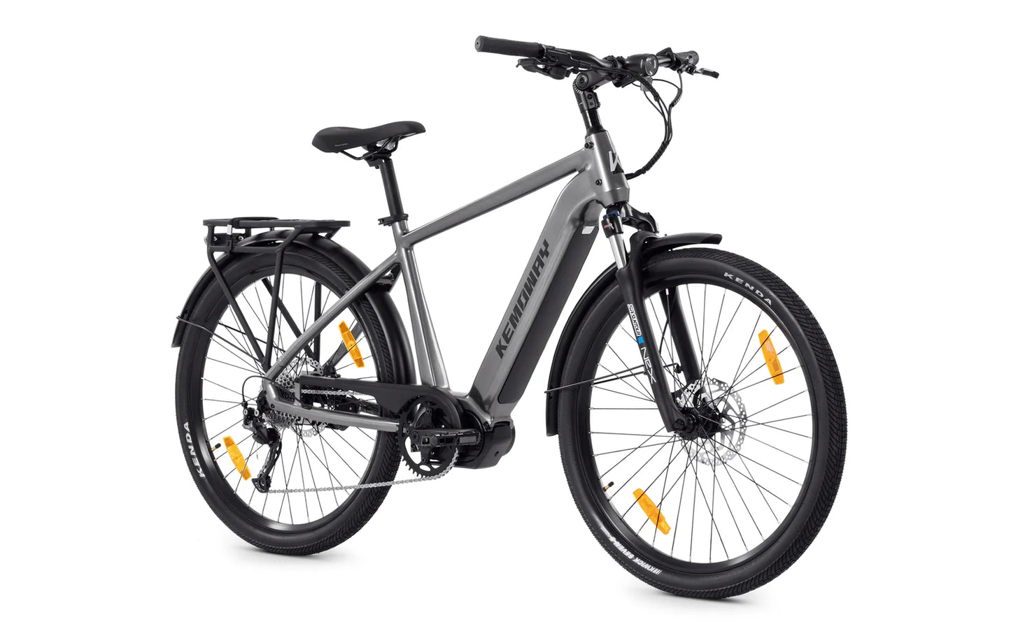 KEMOWAY City E-Bike K6S Shimano Altus 9-Gang / ANANDA 110NM Mittelmotor / Samsung Akku 720Wh