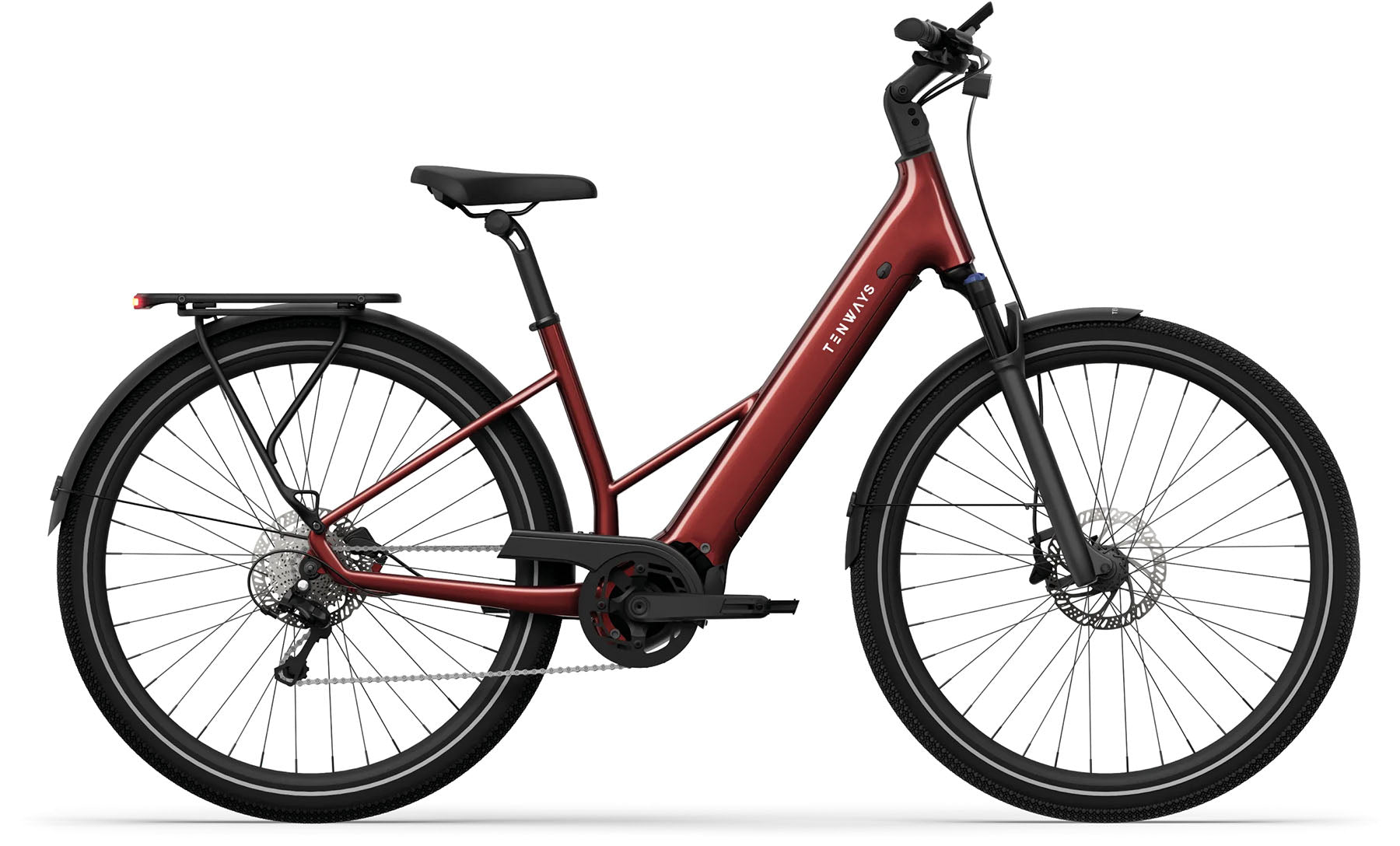 Tenways AGO Air Wave – E-City Bike, Bafang Motor, 561 Wh Akku – Der Holländer Fahrradgeschäft