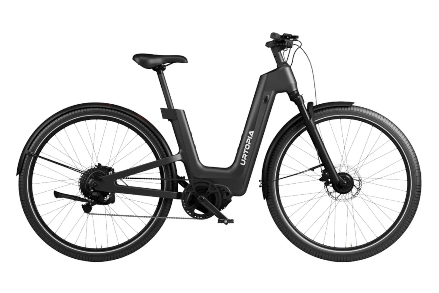 Urtopia E-Bike Fusion mit Shimano-CUES-Schaltung und Carbonfaser